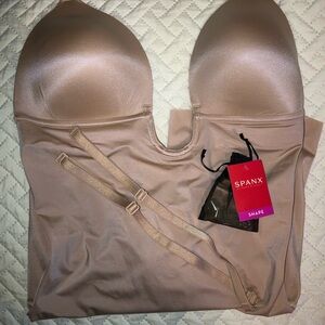 SPANX plunge low-back bodysuit